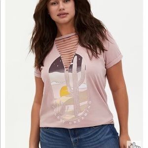 Torrid deep v tee